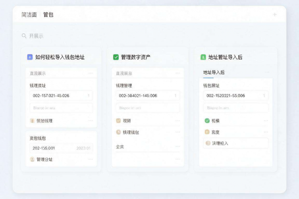 非小号钱包地址导入与管理教程