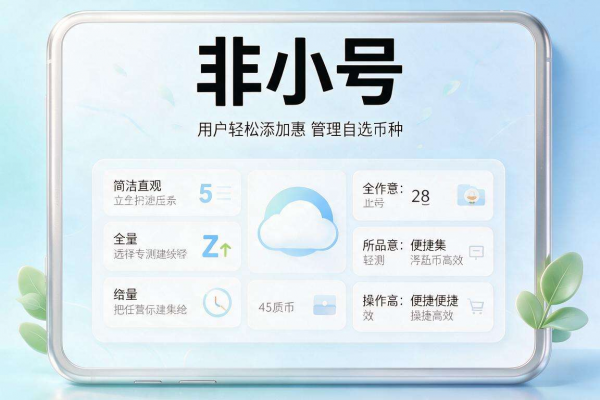 如何在非小号上添加和管理自选币种
