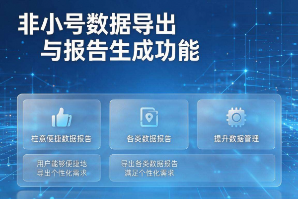 非小号数据导出与报告生成功能