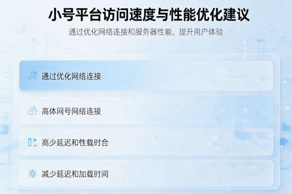 非小号平台访问速度与性能优化建议